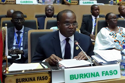 Trentième Conférence des chefs d’Etat et de gouvernement de l’Union Africaine : Le Ministre Alpha BARRY s’est exprimé à la tribune