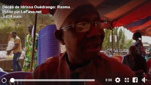 Décès de Idrissa Ouédraogo : Rasmané Ouédraogo, comédien burkinabè, nous parle de la rigueur de l’homme au travail