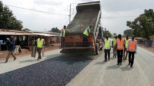 Route Banfora-Frontière de la Côte d’Ivoire : La fin des travaux d’ici un mois