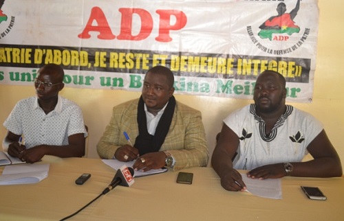 Situation nationale : L’Alliance pour la défense de la patrie (ADP) annonce un meeting de protestation pour début juin 2018