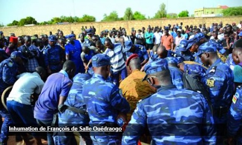 Ouagadougou : Le maréchal des logis chef François de Salle Ouédraogo conduit à sa dernière demeure