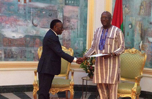 Jubilé d’or du CAMES : Les ministres de l’enseignement supérieur du CAMES reçus par le président du Faso