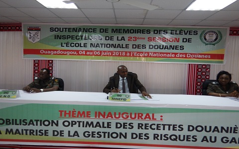École nationale des douanes du Burkina : C’est parti pour les soutenances de mémoires de fin de cycle 