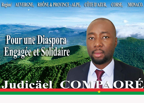 Election des délégués du Conseil Supérieur des Burkinabè de l’étranger (France) : Profession de foi de Dr Judicaël COMPAORE 