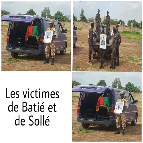 Attaques de Batié et Sollé : Jean De Dieu Bado et Sandofini Aristide Bonzi reposent désormais au cimetière municipal de Gounghin