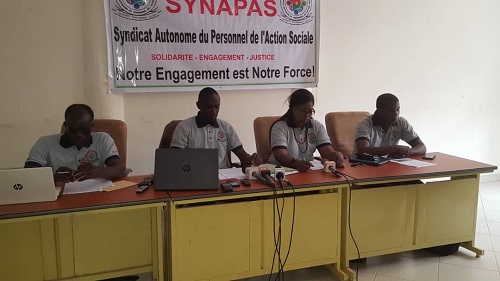 Syndicat autonome du personnel de l’action sociale (SYNAPAS) : Une première sortie publique pour interpeller le ministère de tutelle