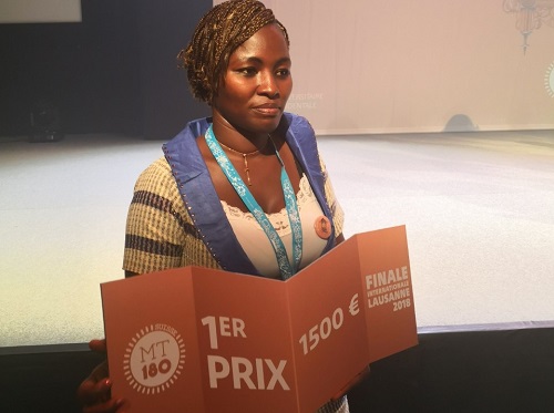 Finale internationale du concours « Ma thèse en 180 secondes » : Le Burkina Faso remporte le premier prix avec Geneviève Zabré