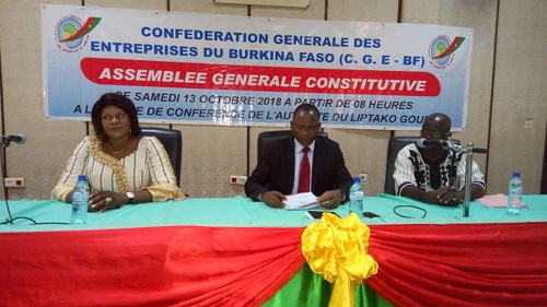 Economie : Les acteurs se mobilisent autour de la Confédération générale des entreprises du Burkina 