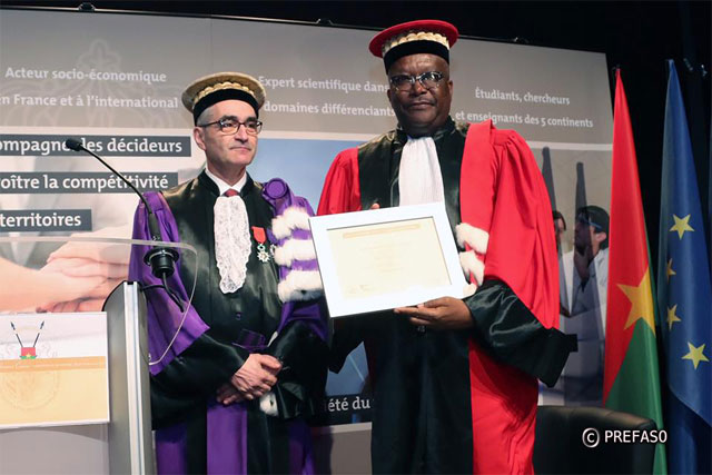 Burkina-France : Le président Roch Kaboré fait Docteur honoris causa de l’Université de Bourgogne