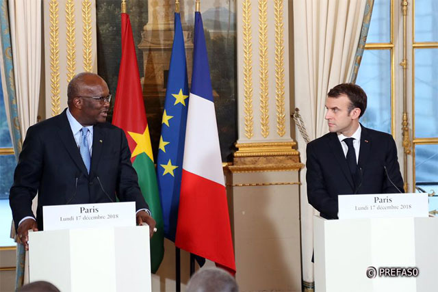 Burkina-France : Le président du Faso, Roch Kaboré,  salue le respect des engagements pris à Ouagadougou