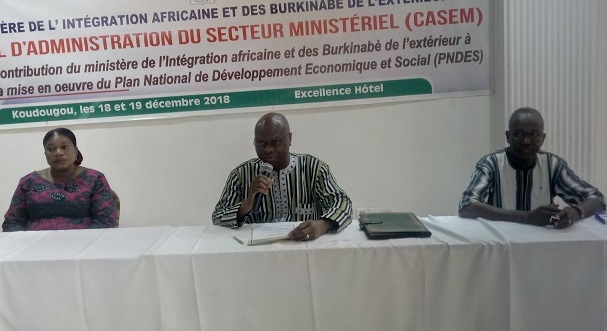Ministère de l’Intégration africaine et des Burkinabè de l’extérieur : Le département veut mieux contribuer à la mise en œuvre du PNDES