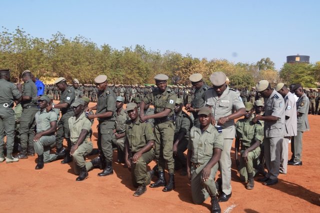 Ecole nationale de police : Fin de formation militaire de base pour 95 agents