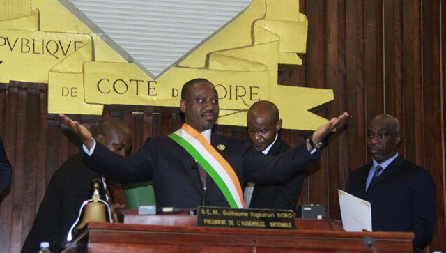Côte d’Ivoire : « J’ai décidé de sacrifier mon poste pour la paix » dit Guillaume Soro, démissionnaire  de la présidence de l’Assemblée nationale 