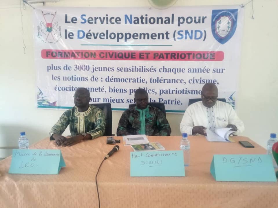 Service national pour le développement (SND) : 3000 jeunes à l’école du civisme et du patriotisme