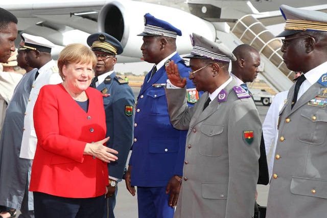 Coopération germano-burkinabè : Angela Merkel est à Ouagadougou