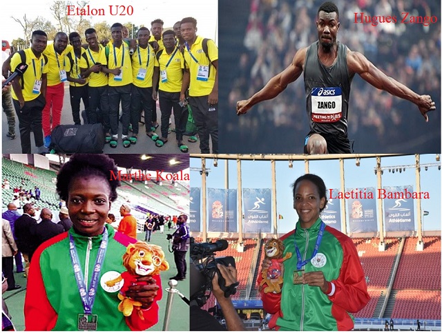 Jeux africains Maroc 2019 : Plusieurs médailles dont 4 en or pour les athlètes burkinabè