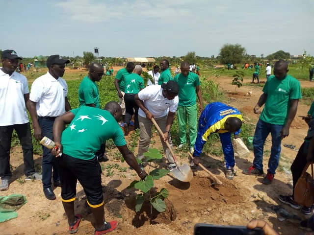 Ceinture verte de Ouagadougou : La BICIAB met 500 plants en terre
