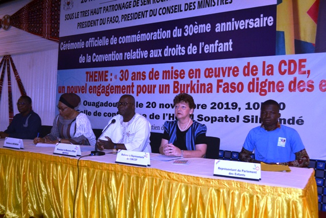 Convention relative aux droits de l’enfant : 30 ans après, le Burkina renouvelle son engagement 