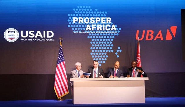 L’USAID et United Bank for Africa signent un protocole d’accord sur les objectifs du commerce et de l’investissement bidirectionnels de Prosper Africa