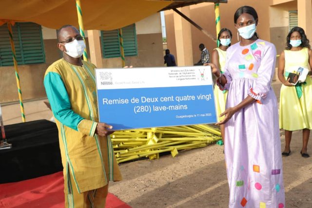 Coronavirus au Burkina : Nestlé Burkina renforce la sécurité des enfants
