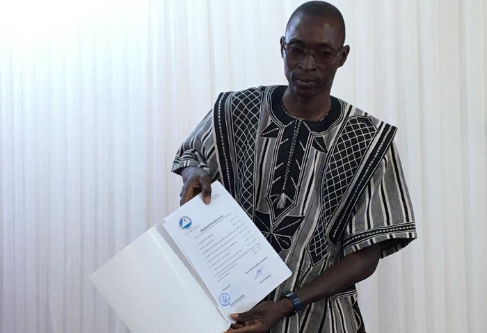 Présidentielle 2020 au Burkina : « La Constitution me permet de déposer ma candidature sans la caution et le parrainage », déclare Issa Sawadogo