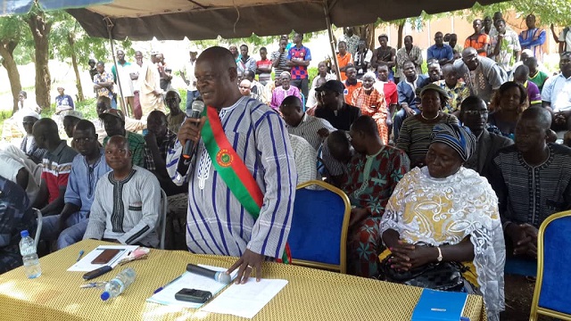 Commune de La-Toden (Passoré) : Le maire Gilbert Nabaloum rend compte de sa gestion à ses administrés