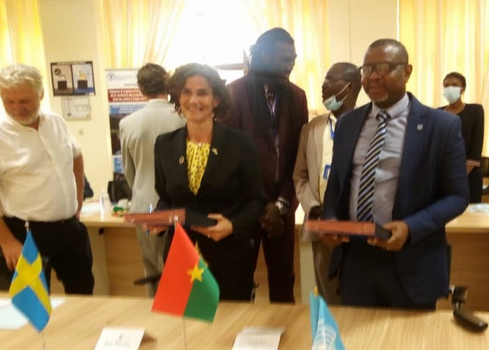 Burkina Faso : la Coopération suédoise et la FAO paraphent un avenant de près de 4 milliards Fcfa au profit du projet OSRO/BKF /801/SWE