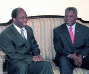 Djibrill Bassolé et Tertius Zongo