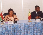 Minata Samaté et Moctar Ouane