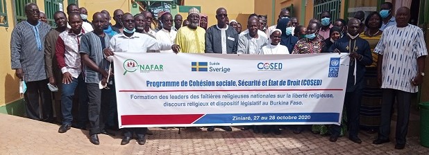 Cohésion sociale au Burkina : Des leaders religieux outillés sur  les concepts de liberté religieuse, discours religieux et le dispositif législatif