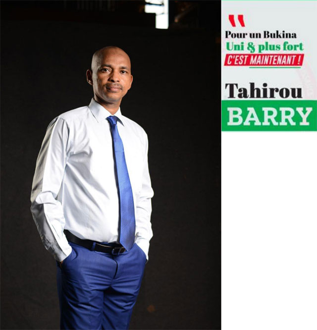Tahirou Barry : Mes 30 mesures fortes pour changer qualitativement le Faso 