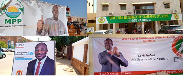 Élections de 2020 au Burkina :  Ce qui se passe dans les sièges de quelques partis
