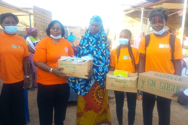Quartier Panzani de Ouagadougou : Le Zonta club fait dons aux déplacés internes