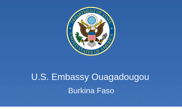 Alerte sécurité : Ambassade des États-Unis à Ouagadougou.
