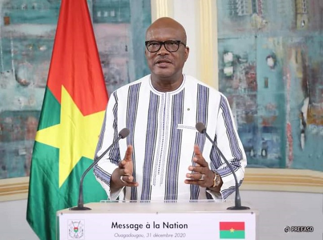 2021 : Une année chargée d’espoir pour les Burkinabè, prédit le président Roch Kaboré
