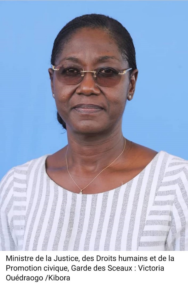 Ministère de la Justice : Qui est Victoria Ouédraogo/Kibora, la nouvelle Garde des Sceaux ?