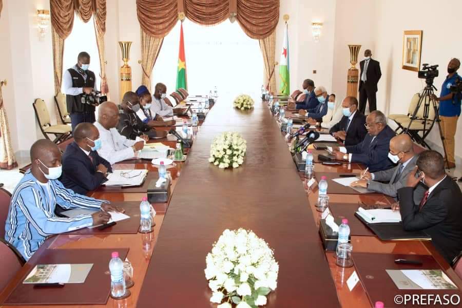 Visite officielle du président du Faso à Djibouti :  Communiqué conjoint
