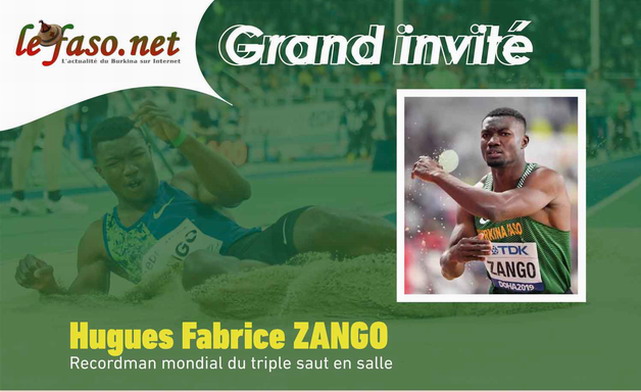Grand invité de Lefaso.net : Fabrice Zango, recordman mondial du triple saut