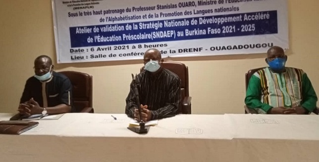 Éducation au Burkina : Les acteurs valident la stratégie nationale de développement au niveau préscolaire