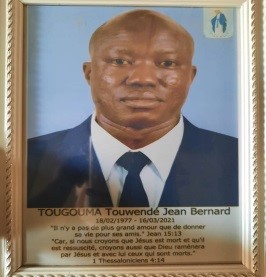 Décès de TOUGOUMA Touwendé Jean Bernard : Remerciements et faire part 