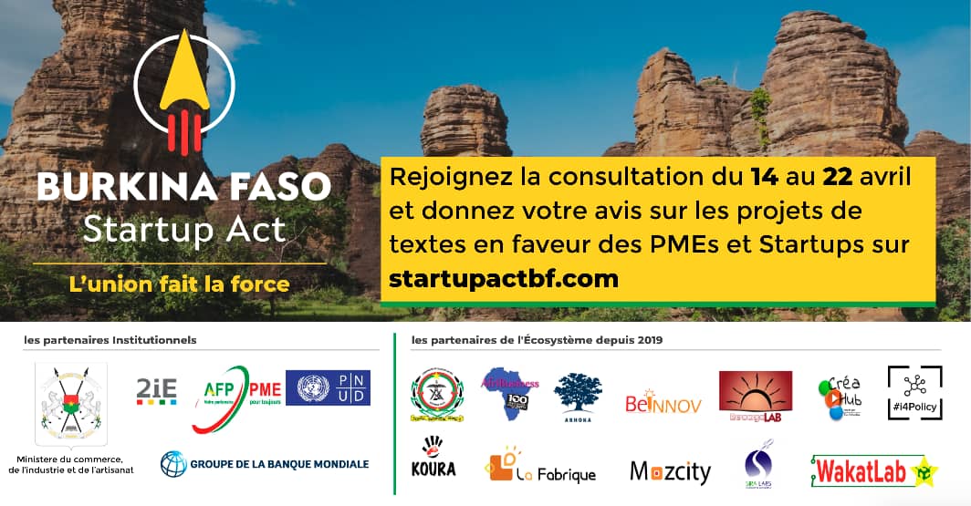 Burkina :  Les entrepreneurs invités à donner leurs avis sur des projets de textes visant à promouvoir les PME et les Startups