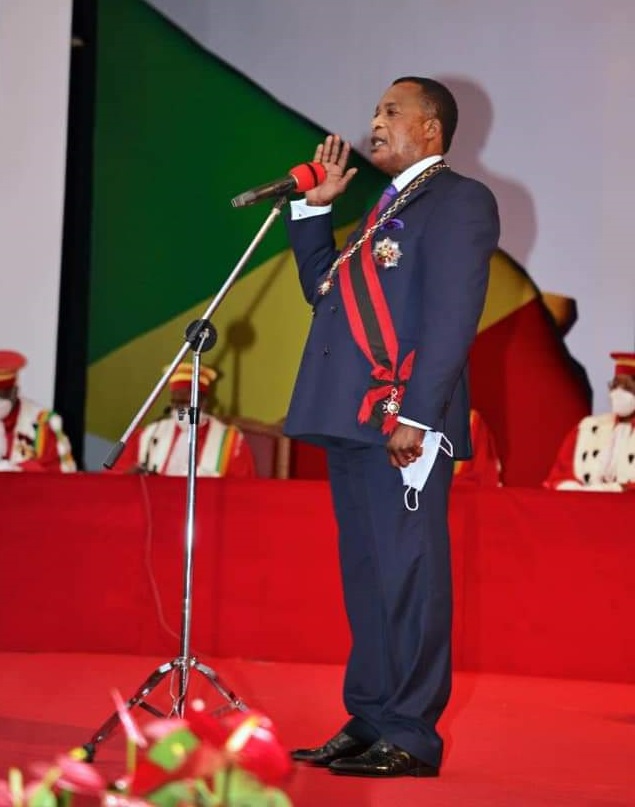 Congo : le président Dénis Sassou Nguesso investi
