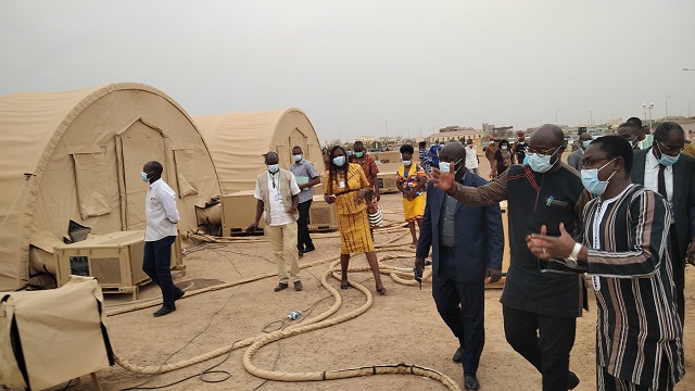 Urgences sanitaire et humanitaire : Les Etats-Unis d’Amérique font don d’un hôpital mobile au Burkina Faso