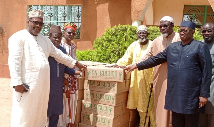 Ouagadougou : L’UPC fait don de 34 cartons de sucre à la FAIB