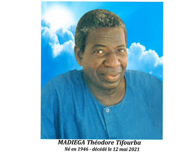 Décès de MADIEGA Tifourba Théodore : Remerciements et faire - part