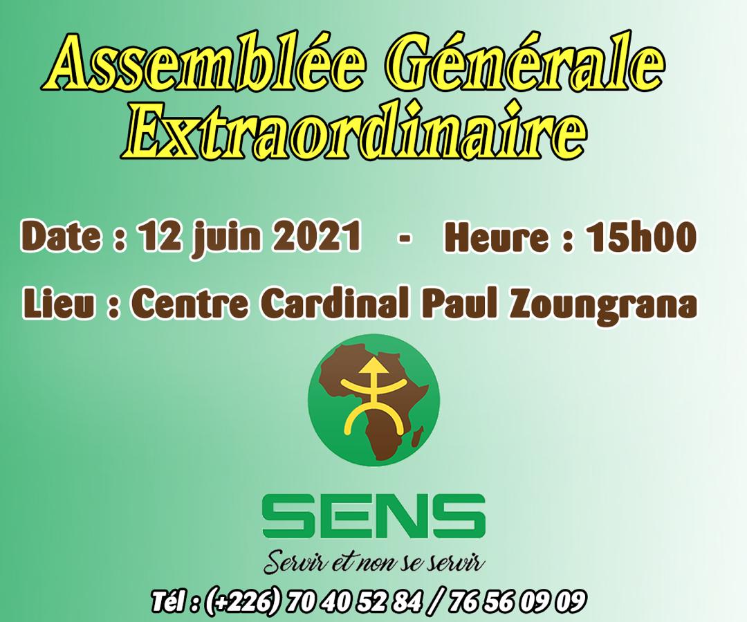 Mouvement SENS : Assemblée générale souveraine ce samedi 12 juin 2021