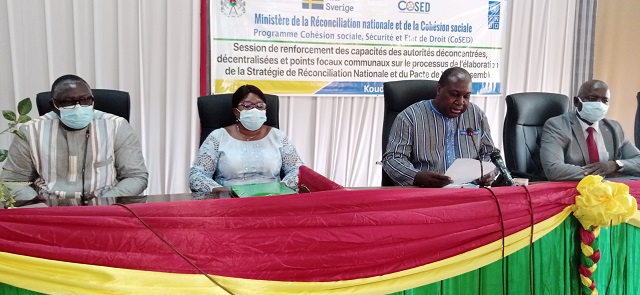 Réconciliation nationale : Le ministère renforce les capacités des acteurs à Koudougou