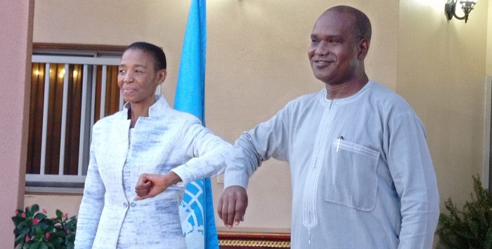 Diplomatie : En fin de mission au Burkina, Metsi Makheta élevée à la dignité d’officier de l’ordre de l’étalon
