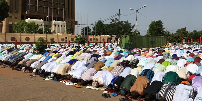 Tabaski 2021 : A la Place de la nation de Ouagadougou, les fidèles musulmans ont prié pour la cohésion sociale