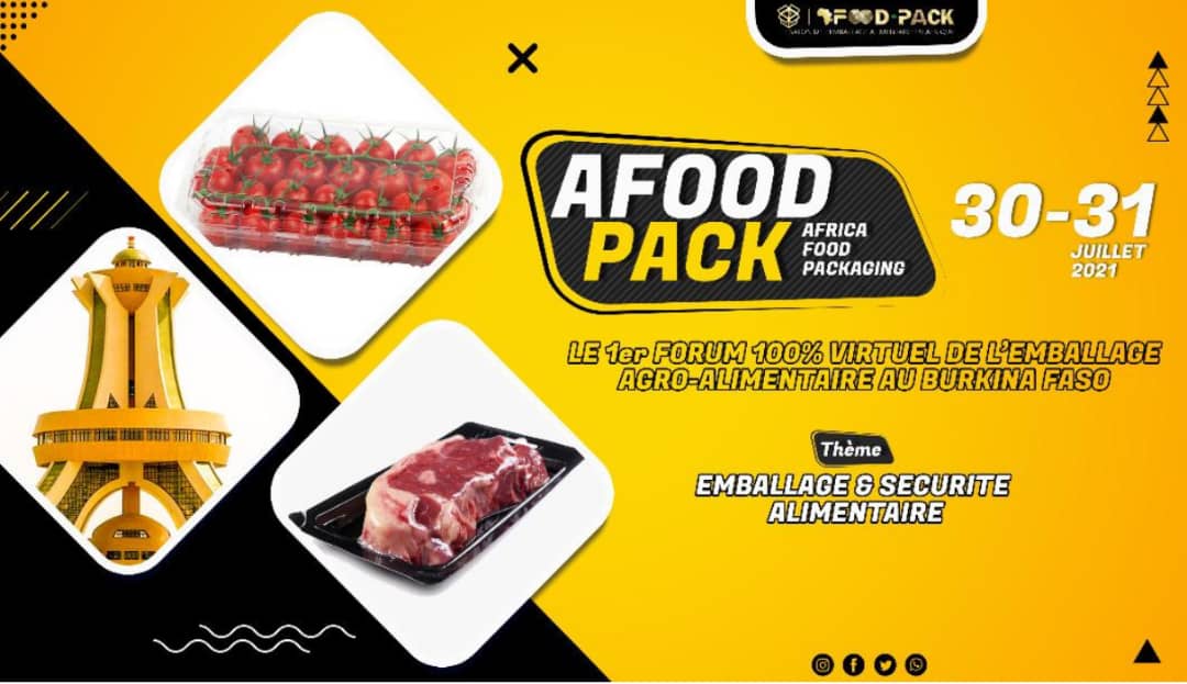 AfoodPack : Premier grand évènement virtuel sur l’emballage et la sécurité alimentaire au Burkina Faso 